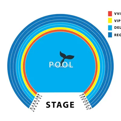 Посадочные места на шоу Немо