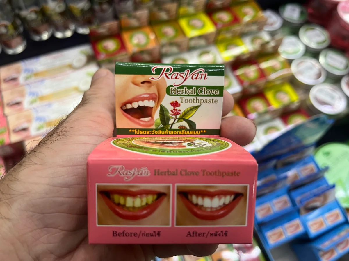 Тайская отбеливающая зубная паста